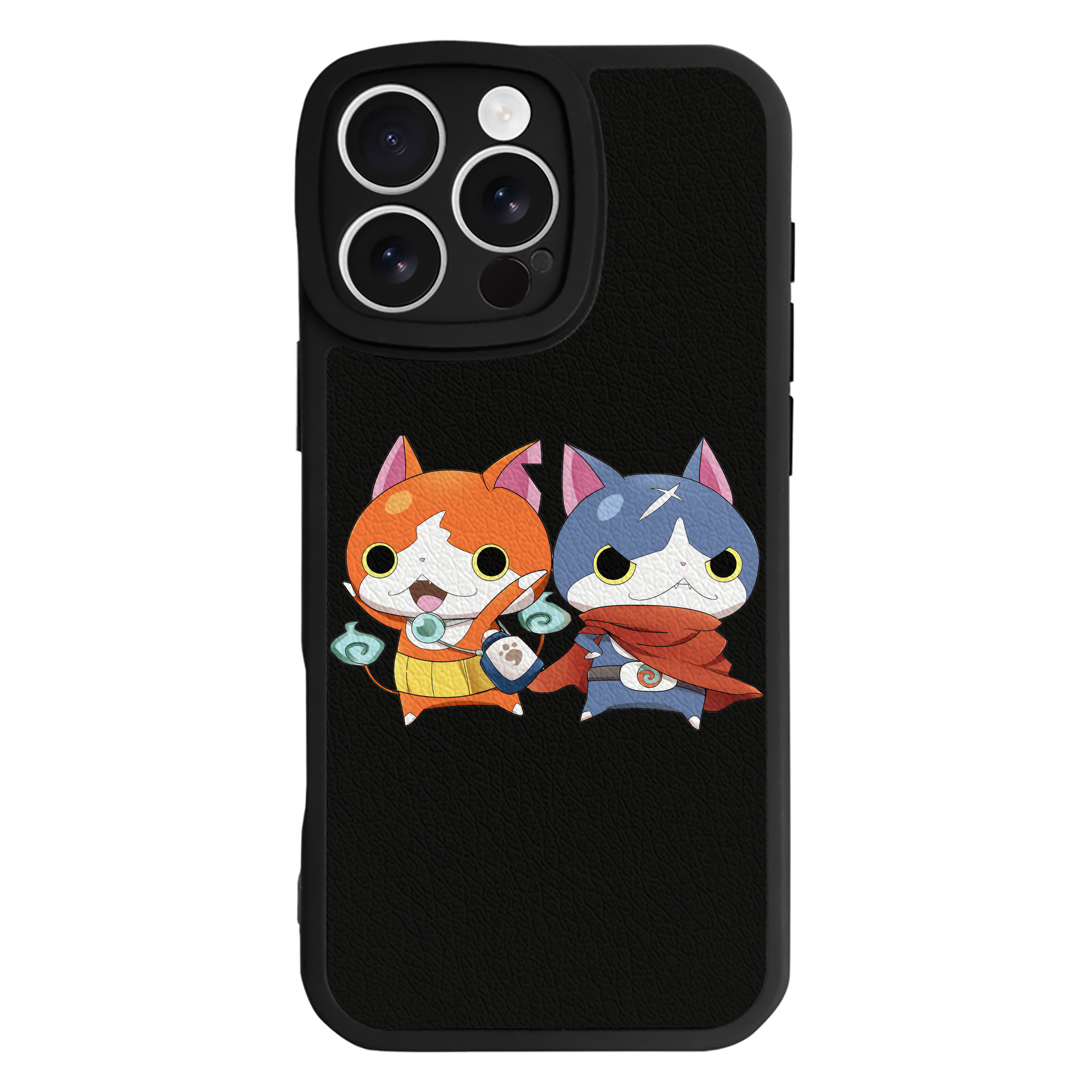 （画像用） 妖怪ウォッチ Yo-kai Watch 【iPhone 16シリーズ対応】シリコンスマホケース（レザー調） 材質：シリコン